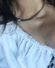 Silver Knot Choker Necklace Amber Sceats