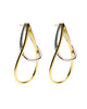 Amber Sceats | Two Tone Chip Earrings