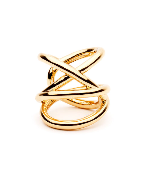 gold ring tangled stacked tyler ring designer amber sceats 
