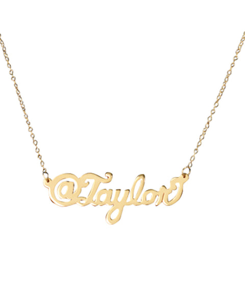 instagram username personalized necklace