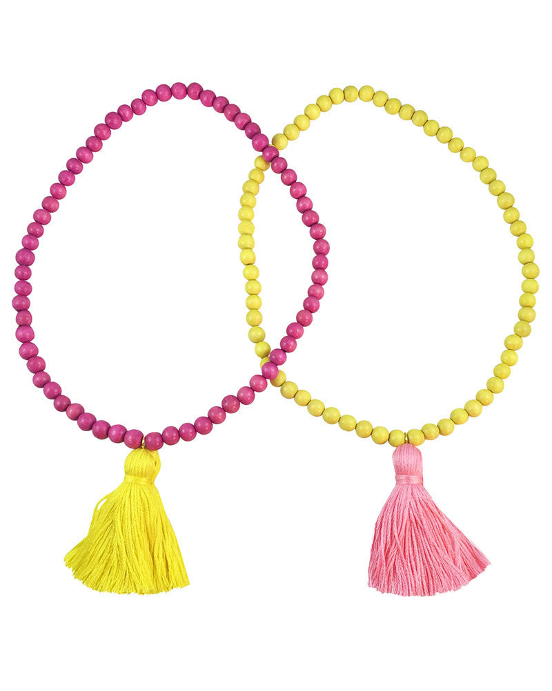 Boho Beads Tassel Necklace