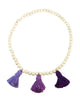 Boho Beads |  Triple Beaded Tassel Necklace