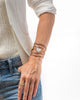 Bungalow 33 | Brown Leather Stone Wrap Bracelet