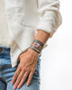 Bungalow 33 | Grey Leather Stone Wrap Bracelet
