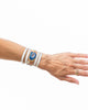 Bungalow 33 | White Leather Stone Wrap Bracelet