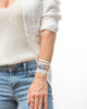 Bungalow 33 | White Leather Stone Wrap Bracelet