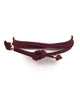Meridian Avenue | Merlot Suede Wrap Bracelet