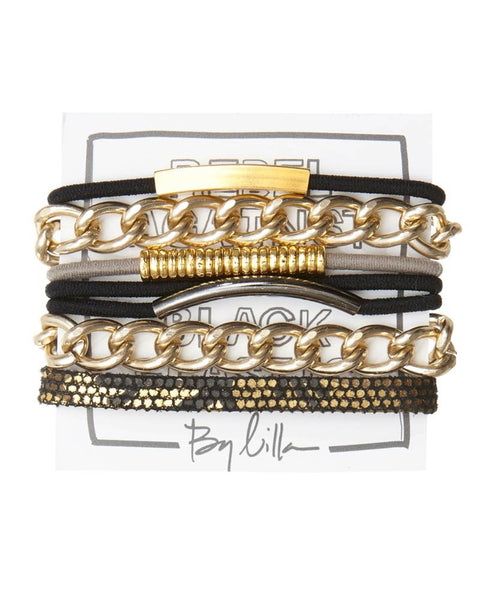 by lilla hair tie bracelet set on