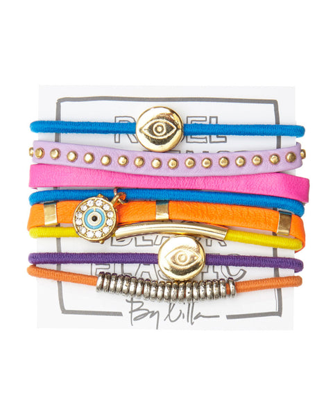 by lilla hustle hair tie bracelet set