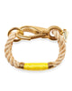 beige and yellow rope bracelet from maine