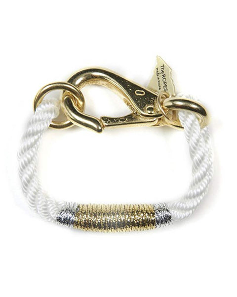 maine camden bracelet white and gold and silver