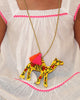 Little Lux | Camel Hand-Painted Limited Edition Necklace