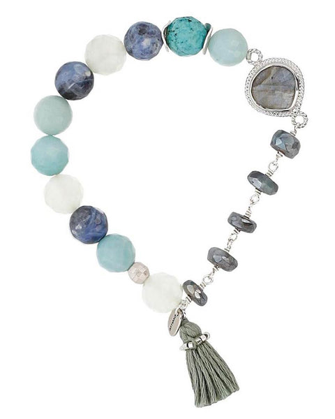 Chan Luu | Amazonite Mix Stretch Bracelet