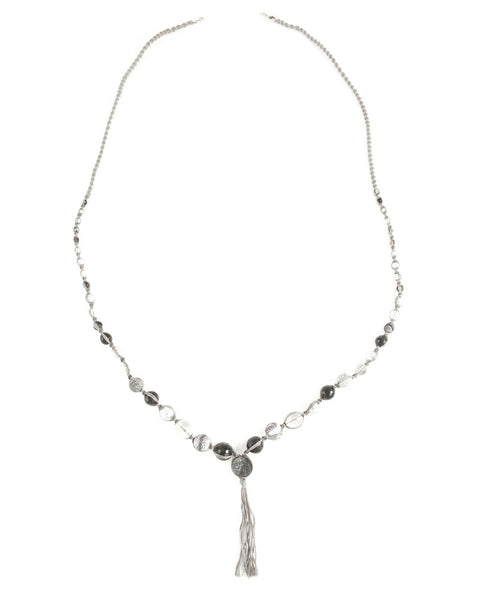 Chan Luu Grey Mix Layering Necklace