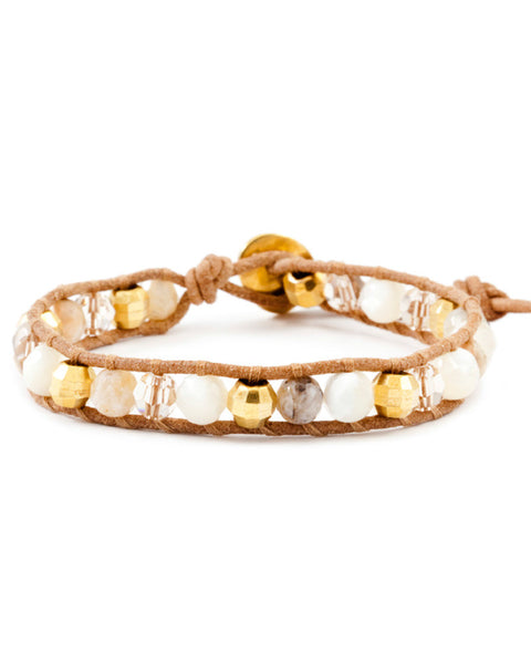 Chan Luu Mother of Pearl Wrap Bracelet