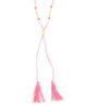 Tassel Pink Necklace Chan Luu
