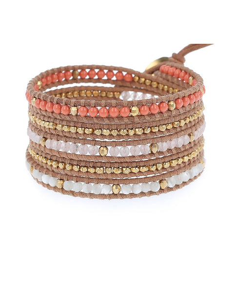 Chan Luu Salmon Wrap Bracelet