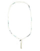 Chan Luu Turquoise Beaded Tassel Necklace