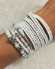 Chan Luu | White Mixed Crystal Bracelet Set