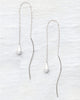 Chan Luu | White Pearl Thread Earrings