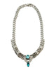 Courtney Lee Collection | Chloe Necklace Rhodium