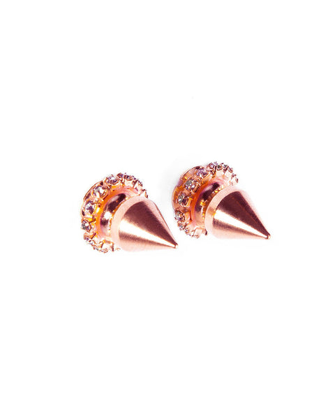 Courtney Lee Earrings Rose Gold Studs 