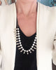 Courtney Lee Collection Frankie Necklace On Gunmetal