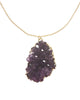 Crave Salt | Natural Amethyst Gold Charm Necklace