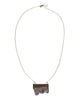 Crave Salt | Amethyst Small Chunk Silver Pendant Necklace