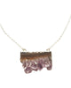 Crave Salt | Amethyst Small Chunk Silver Pendant Necklace