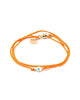 Dafne | Orange Lucky Eye Wrap Bracelet