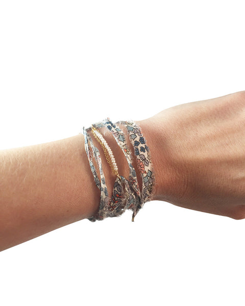 floral wrap bracelet dafne jewelry