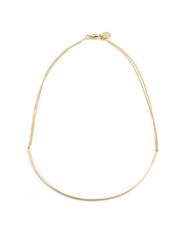 Dafne Classic Arch Gold Necklace – Online Jewelry Boutique