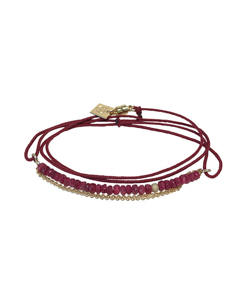 red ruby bracelet chain womens jewelry designer dafne pearl