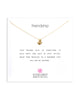 Dogeared | Gold Friendship Smooth Anchor Necklace