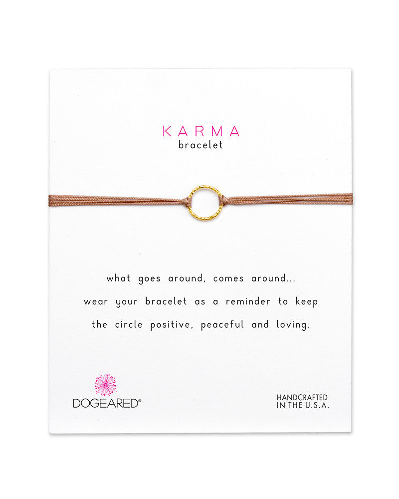 brown karma circle bracelet dogeared