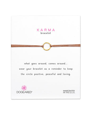brown karma circle bracelet dogeared