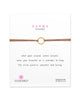 Dogeared | Taupe Karma Bracelet (Gold and Silver)