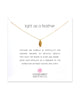 Dogeared | Gold Light as a Feather Necklace