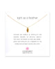 Dogeared | Gold Light as a Feather Necklace