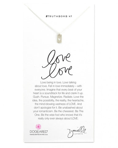 Silver Dogeared Charm Necklace