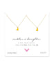 dogeared mother and daughter necklaces