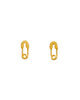 safety pin gold earrings dogeared