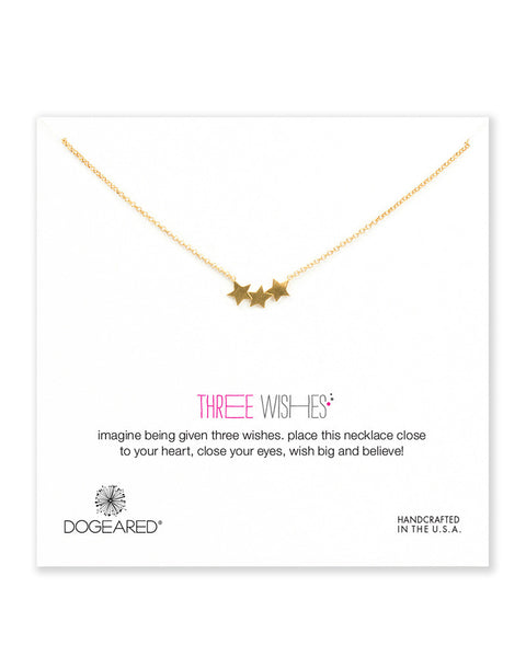 dogeared three wishes necklace