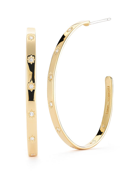 elizabeth and james bassa hoop earrings