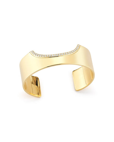 elizabeth and james white kahlo cuff bracelet