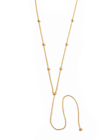 thin skinny necklace gold designer womens jewelry elizabeth stone
