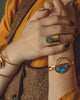 elizabeth stone bangle bracelet on