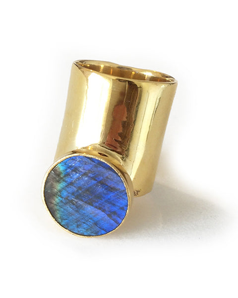 elizabeth stone moon gazer cuff ring