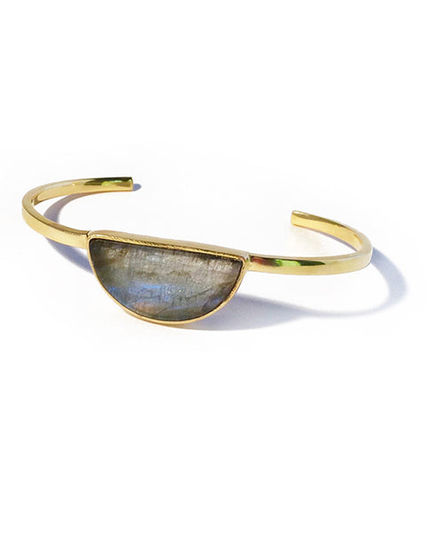 elizabeth stone moon gazer gem labradorite cuff